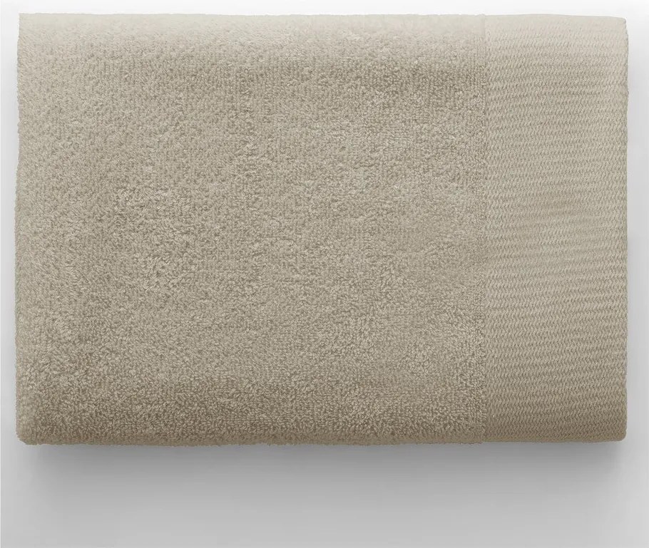 Asciugamano tipo terry beige in cotone 50x100 cm Amari – Restilo
