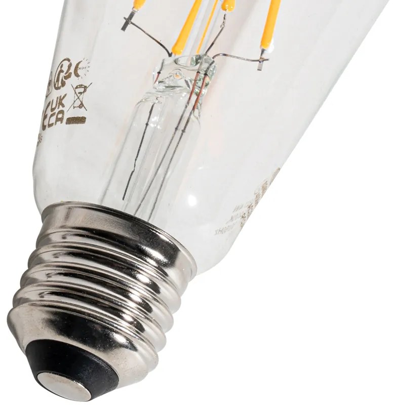 Set di 5 lampadine LED E27 A60 Sensore crepuscolare 4W 400 lm 2200K