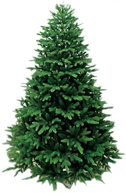 Albero di natale verde finto abete altezza 180 cm Brennero 2332 rami Apertura Ad Ombrello