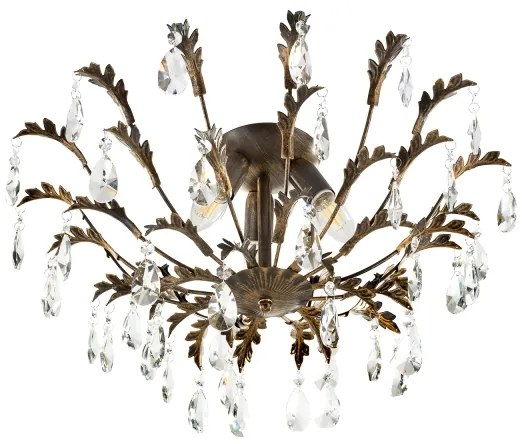 ONLI - Plafoniera TERESA 3xE14/6W/230V bronzo