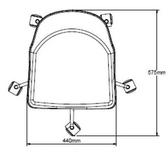 Sedia da ufficio grigia Whistler - Unique Furniture