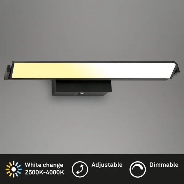 Brilo - Applique a LED dimmerabile LED/18W/230V 2700-4000K nero