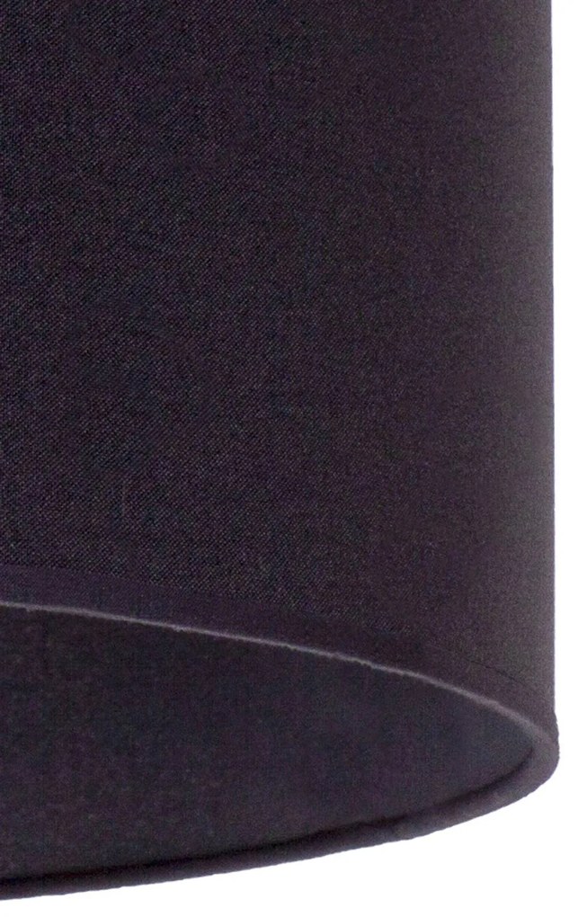 Paralume Roller Ø 40 cm, nero Duolla, Nero, Tessuto / Stoffa / Seta