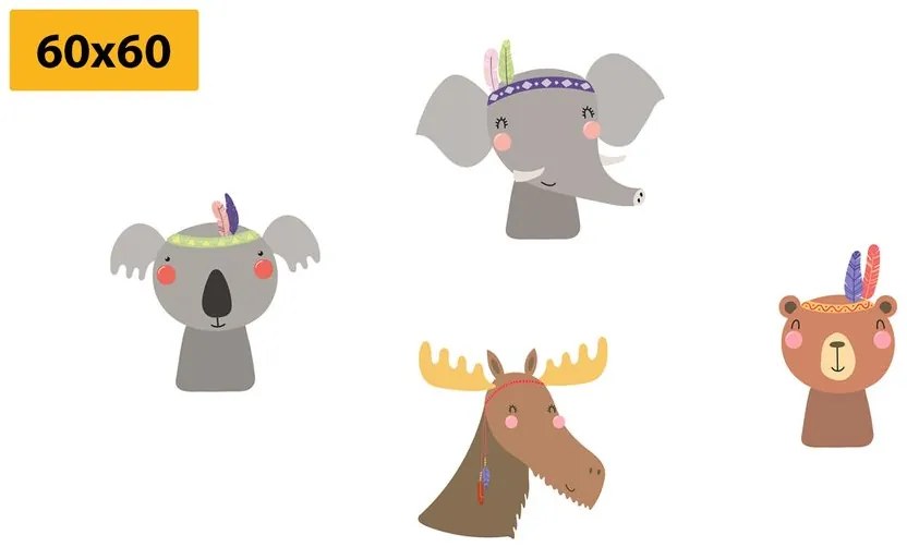 Set di quadri – Animali adorabili