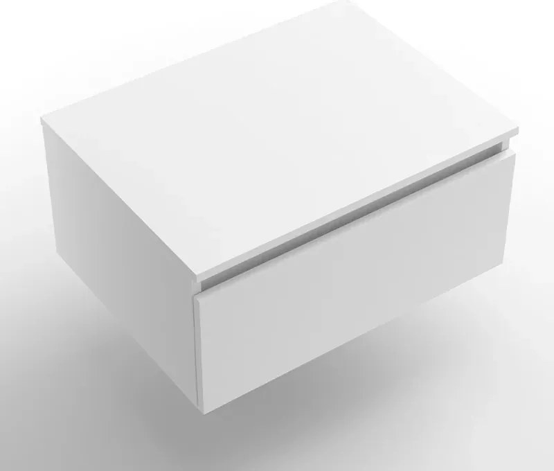 Composizione bagno sospesa 80 cm rovere bali e bianco opaco Sumo