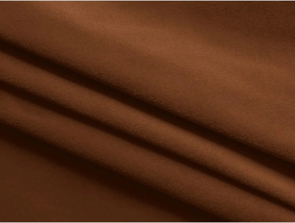 Letto matrimoniale imbottito in terracotta con vano contenitore con griglia da 160x200 cm Kiana - Makamii