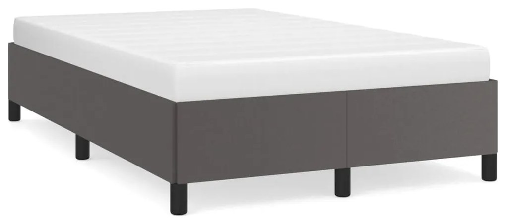 Giroletto Senza Materasso Grigio 120x190 Cm Similpelle /