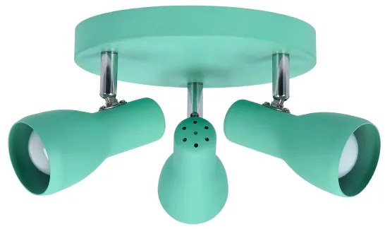 Luce Spot PICARDO 3xE14/40W/230V turchese