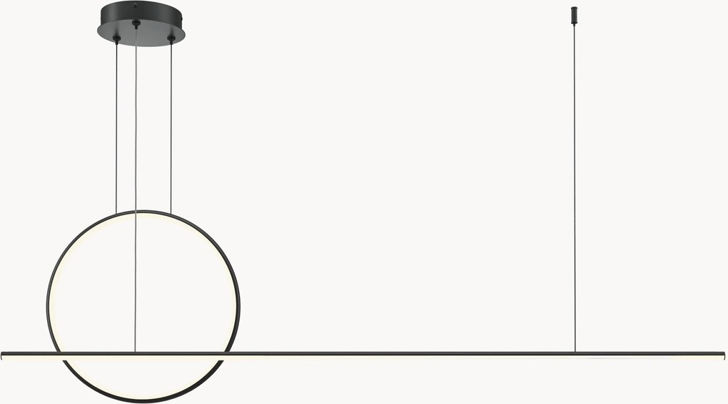 Lampada a sospensione a LED con luce regolabile, cambio colore e telecomando Halo