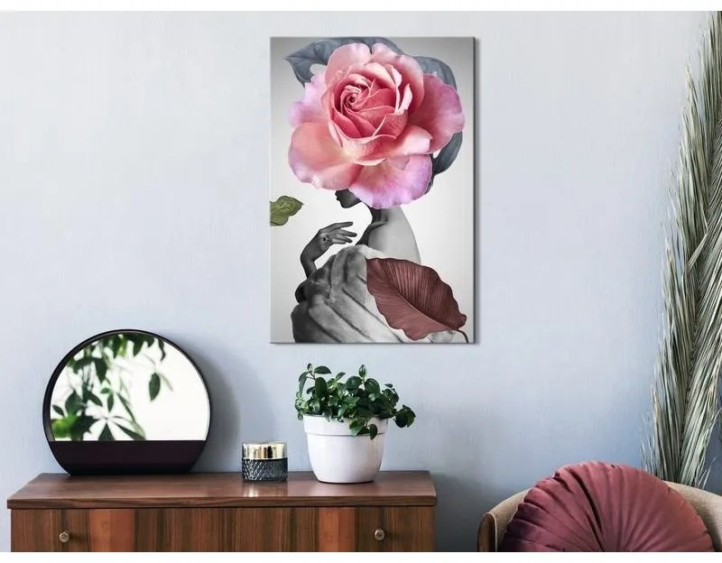 Quadro  Rose and Fur (1 Part) Vertical  Larghezza x Altezza Home decor 40x60