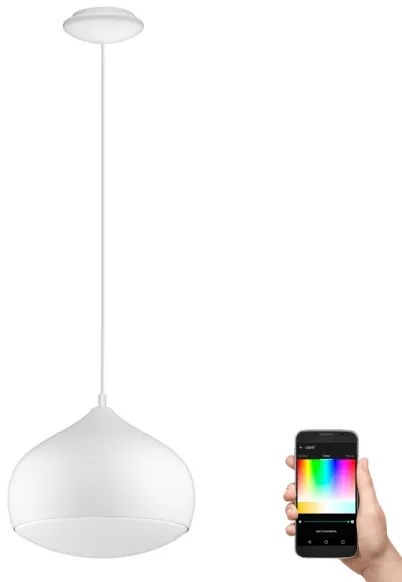 Eglo 98047 - Lampadario dimmerabile LED RGBW a sospensione su cavo COMBA-C LED/18W/230V BT