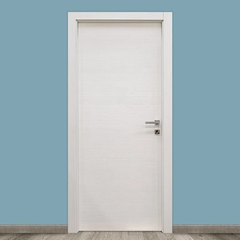 Porta interna a battente Sun in MDF colore bianco, L 60 x H 200 cm, apertura reversibile