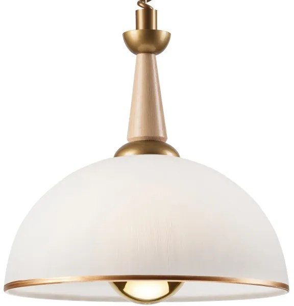 Lampadario a scomparsa CHIARA 1xE27/60W/230V beige/faggio