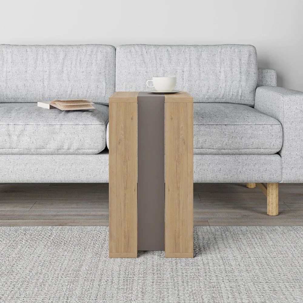 Tavolino in rovere 40x30 cm Macha - Marckeric