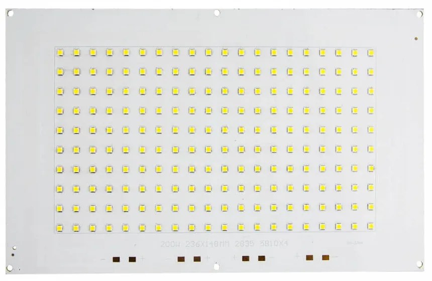 Piastra LED 200W Colore  Bianco Freddo 6.400K