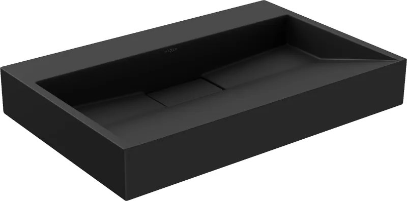 Mexen Ava lavabo da appoggio in conglomerato B/O 70 x 46 cm, nero - 23017070