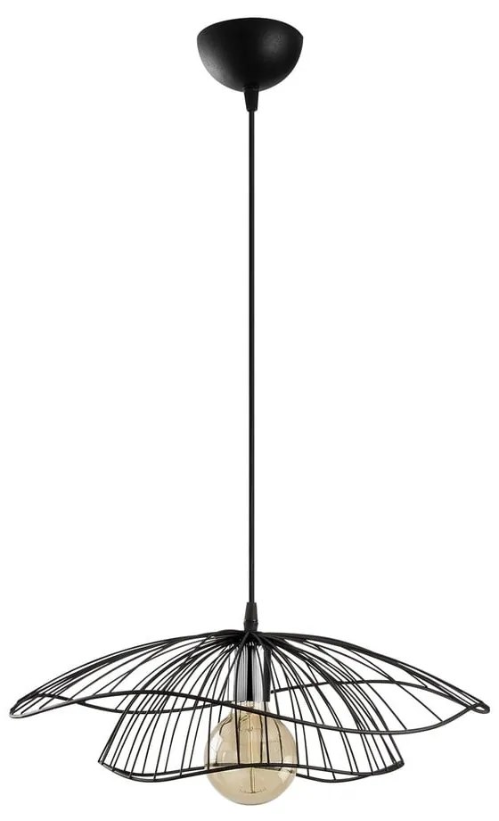 Lampada a sospensione nera Tel, ø 50 cm - Opviq lights