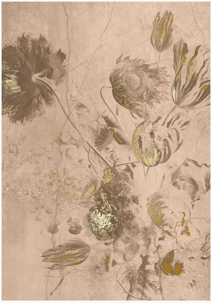 Carta da parati Fresco Flowers High Gloss
