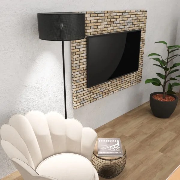 Lampada da terra LOFT SHADE 1xE27/60W/230V nero