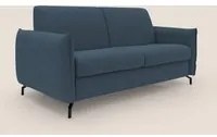 Divano Letto 2 Posti 175x95x96 cm in Tessuto Blu