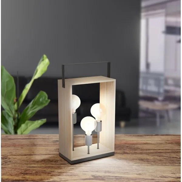 Eglo 43416 - Lampada da tavolo FAMBOROUGH 3xE27/40W/230V