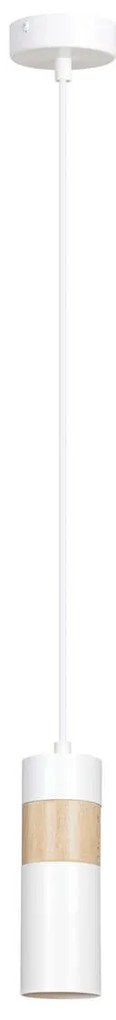 Lampadario a sospensione AKARI 1 WHITE