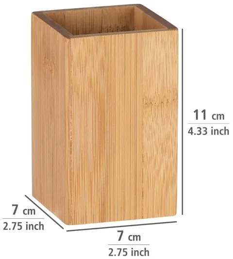 WENKO 23983100 - Bicchiere PADUA 7x11 cm marrone