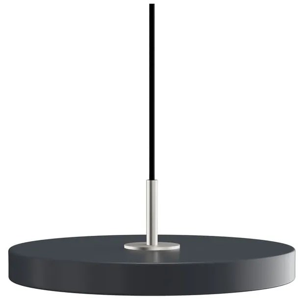 Antracite Apparecchio a sospensione LED con paralume in metallo ø 31 cm Asteria Mini - UMAGE