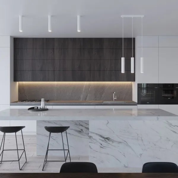 Sollux SL.0435 - Faretto LAGOS 1xGU10/10W/230V bianco