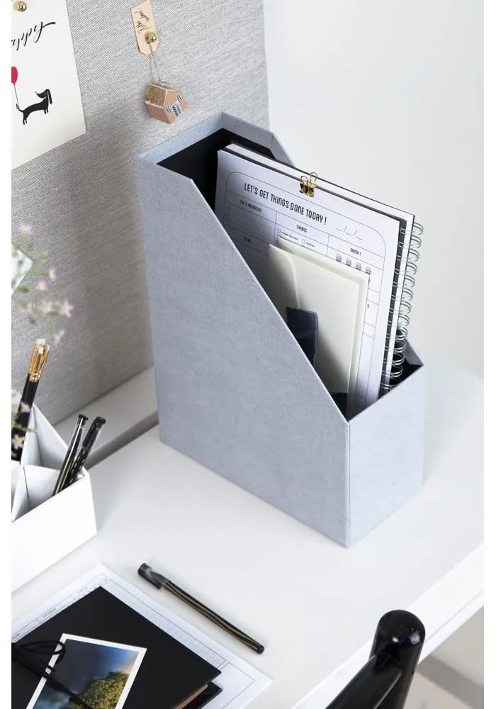 Organizer in cartone per documenti Estelle Canvas Paper Laminate – Bigso