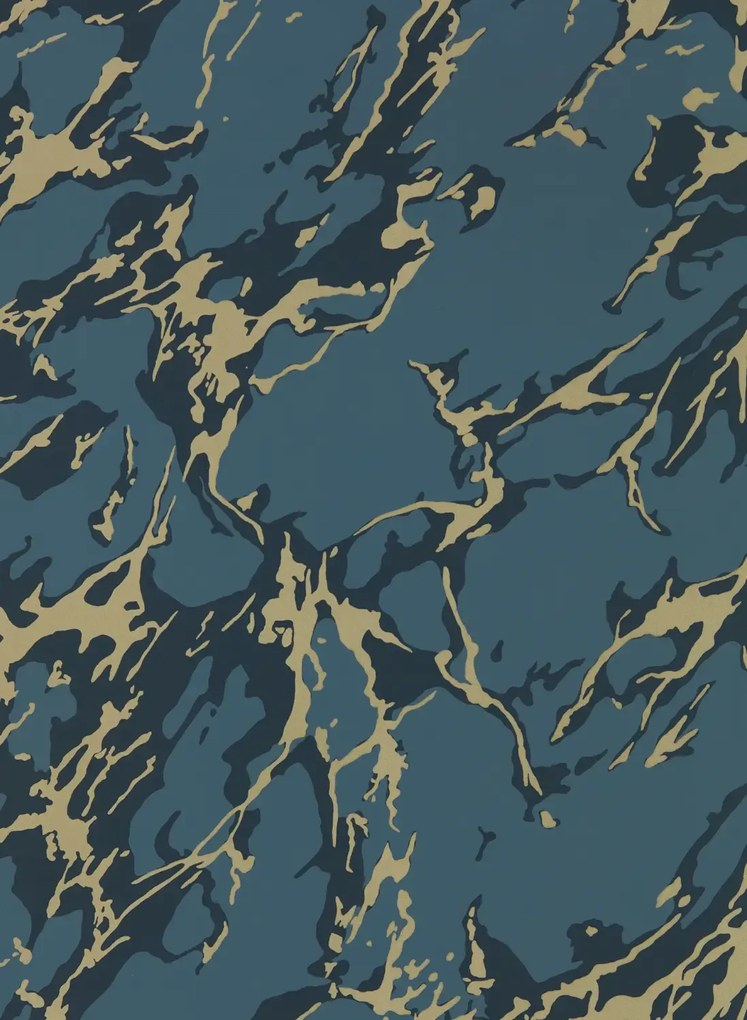 Zoffany Tapete French Marble - Reign Blue