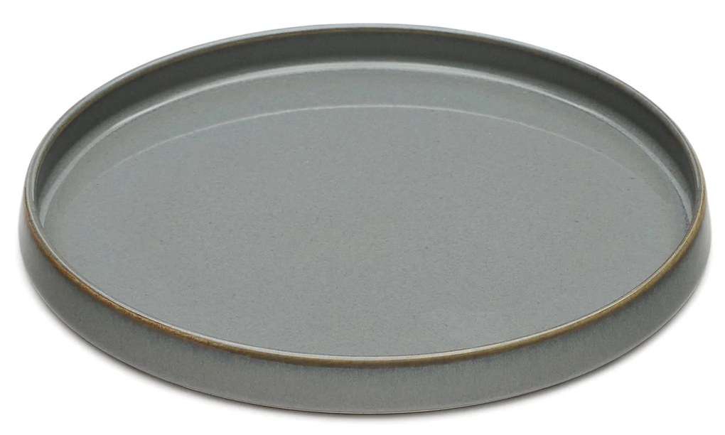Kave Home - Piatto da dessert Lescala in ceramica blu
