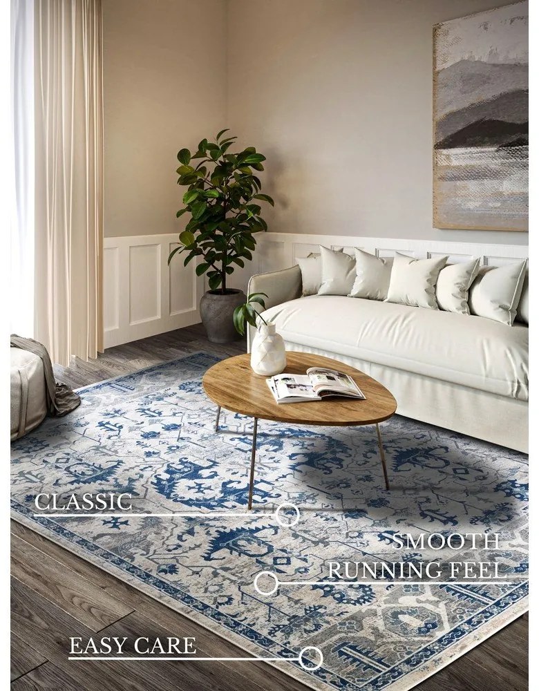 Tappeto blu 200x280 cm Emmanuel - Villeroy&amp;Boch