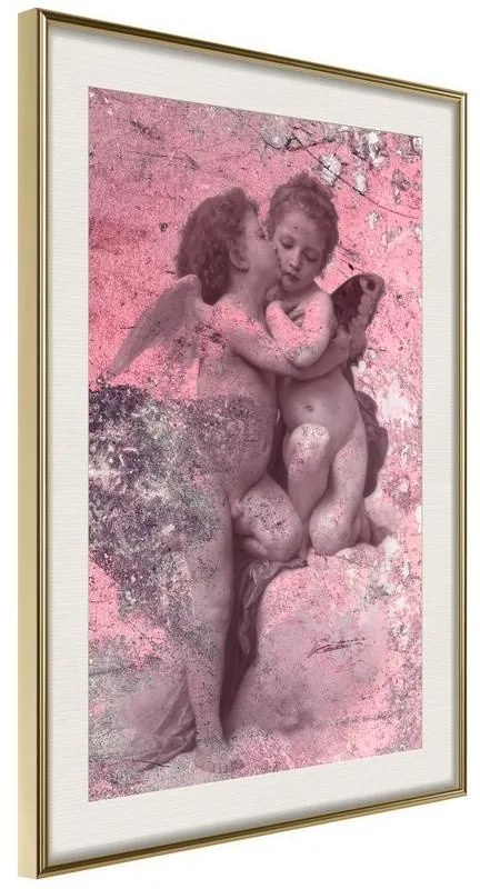 Poster  Innocent Love  Cornice Quadri Cornice d'oro con passe-partout, Larghezza x Altezza Home decor 30x45