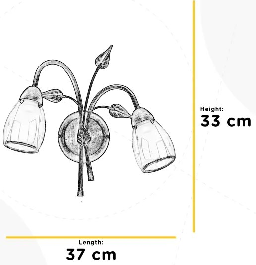 ONLI - Applique LILIANA 2xE14/6W/230V