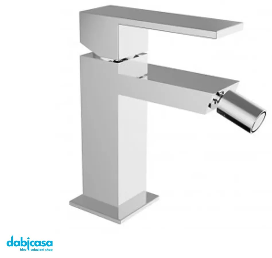 Teorema "Pillar" Miscelatore Bidet Cromo Lucido C/Scarico Automatico