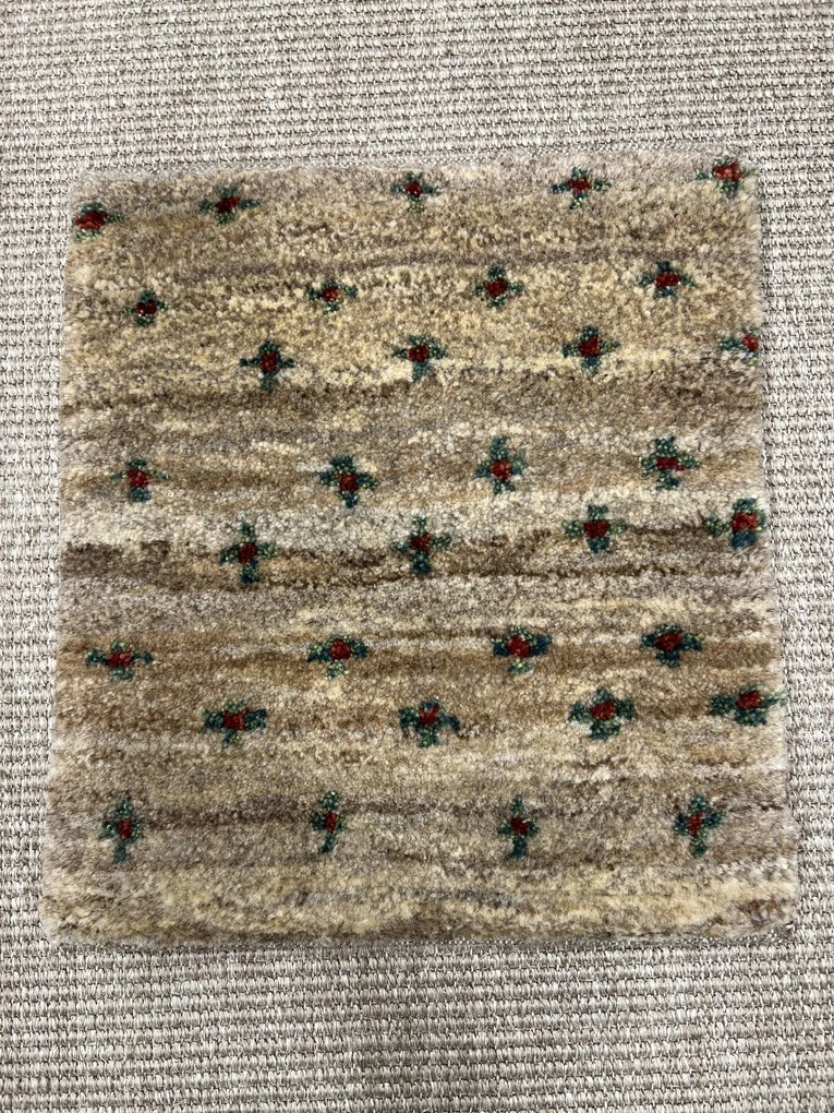 Gabbeh Tappeto persiano 40x40 Beige (Iran) Annodato A Mano