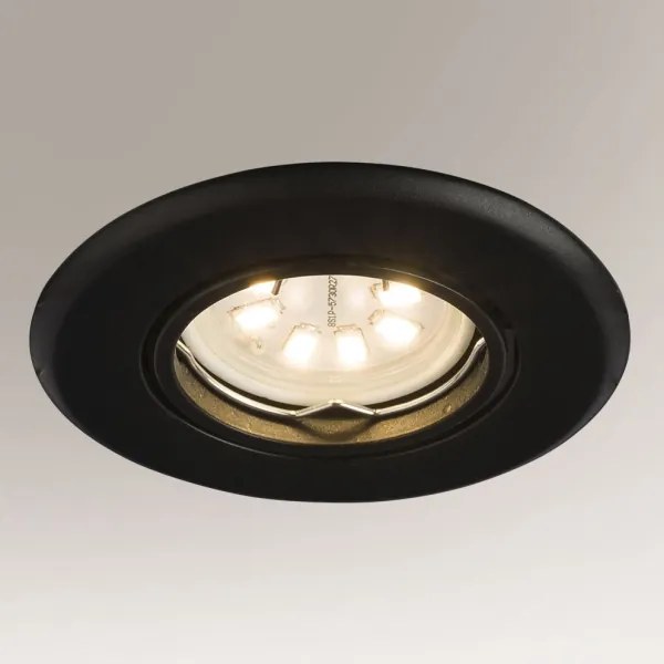 Shilo 3329 - Faretto da incasso TOKIO 1xGU10/15W/230V nero