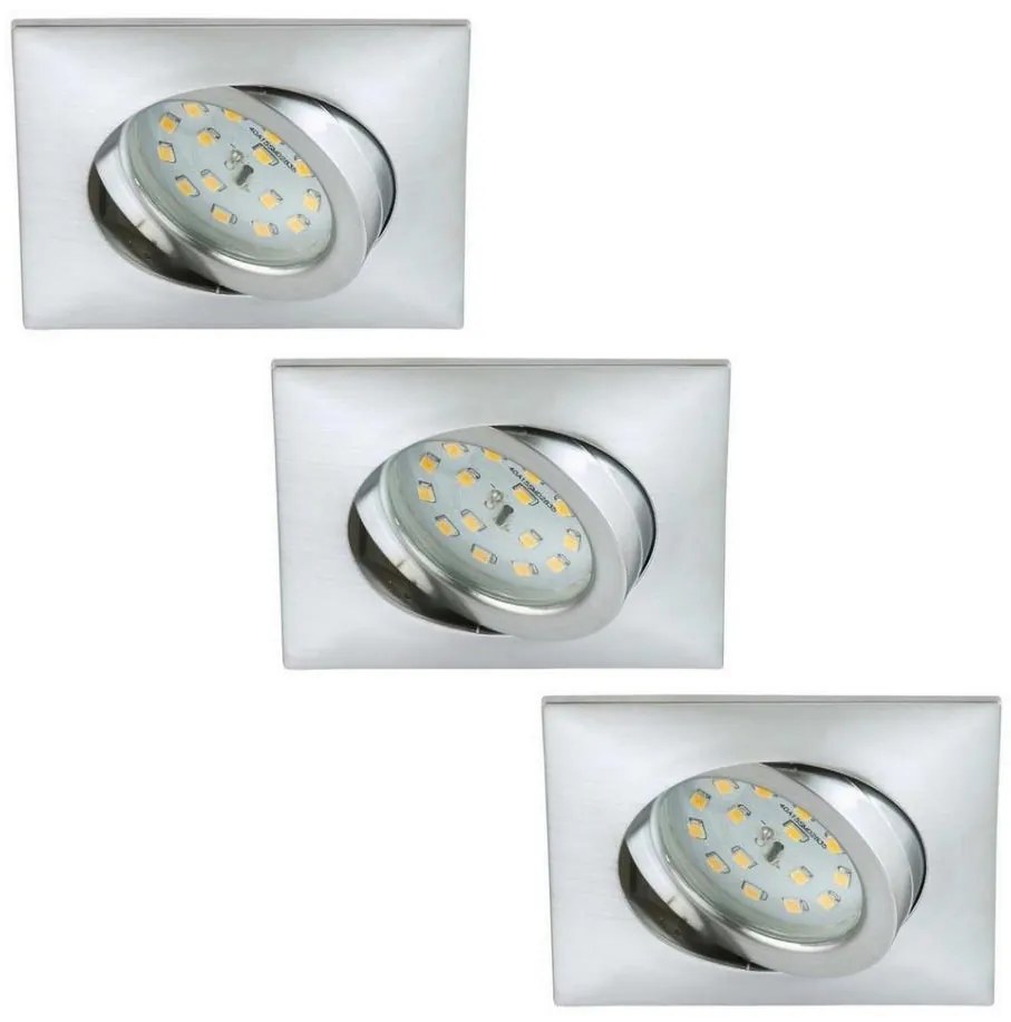 Briloner 6997-039 - SET 3x Lampada LED da incasso per bagni LED/5W/230V IP23