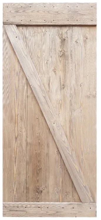 Anta per porta scorrevole Horse in legno massello marrone L 86 x H 215 cm