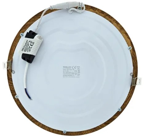 Lampada LED da incasso CIRCLE LED/24W/230V 4200K diametro 29,6 cm marrone