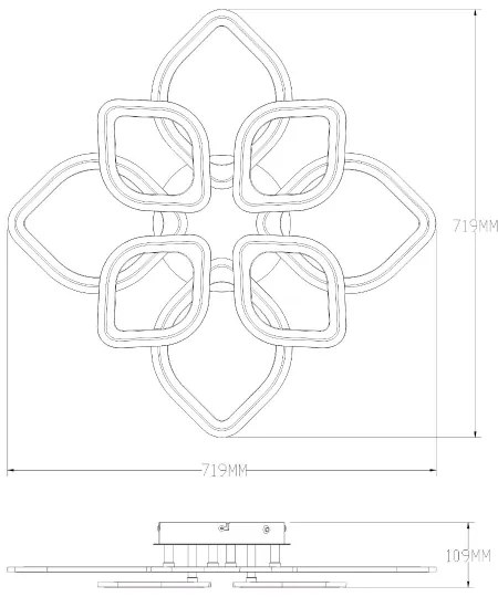 Zuma Line MS236180R-WH-Luce LED dimmerabile ILLUMIA LED/75W/230V 3000-6000K white+RC