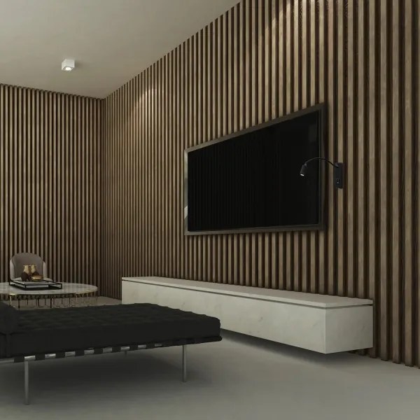 Lampada da parete LED flessibile con USB BASE LED/8W+LED/2W/230V nera