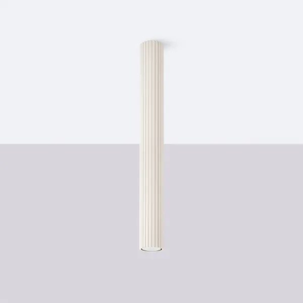 Sollux SL.1591 - Faretto KARBON 1xGU10/10W/230V 60 cm color crema