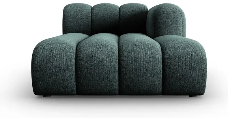 Chaise longue componibile turchese (con penisola a destra) Lupine – Micadoni Home