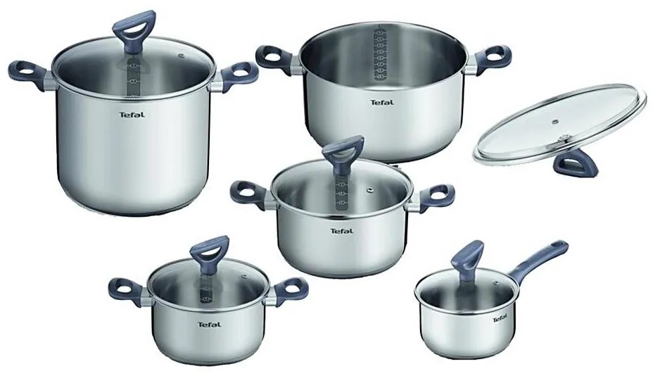 Tefal DAILY COOK set 10 pentole acciaio inox