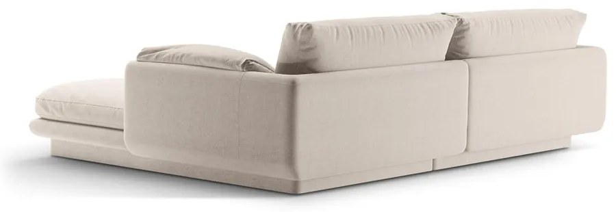 Divano angolare beige (angolo sinistro) Torino - Micadoni Home