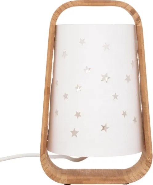 Atmosphera - Lampada da tavolo STARS 1xE14/40W/230V in bambù