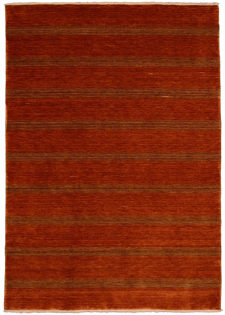 Loribaft Tappeto 170 x 240 Rosso (Indian) Annodato A Mano