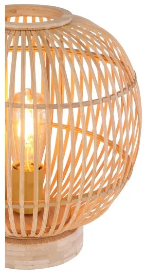 Globo 15368T - Lampada da tavolo HILDEGARD 1xE27/60W230V bambù
